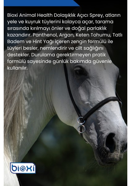 At Yele ve Kuyruk Dolaşıklık Açıcı Sprey, Panthenol, Argan ve Badem Yağı ile Besleyici Formül 250 ml fırsatları