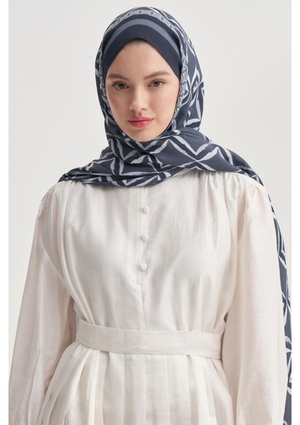 Velora Vela Floş Şal Lacivert