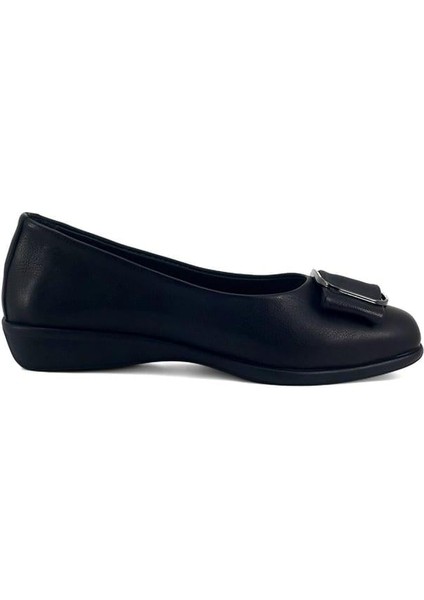 101 Günlük Hakiki Deri Yumuşak Kadın Babet-Siyah modelleri