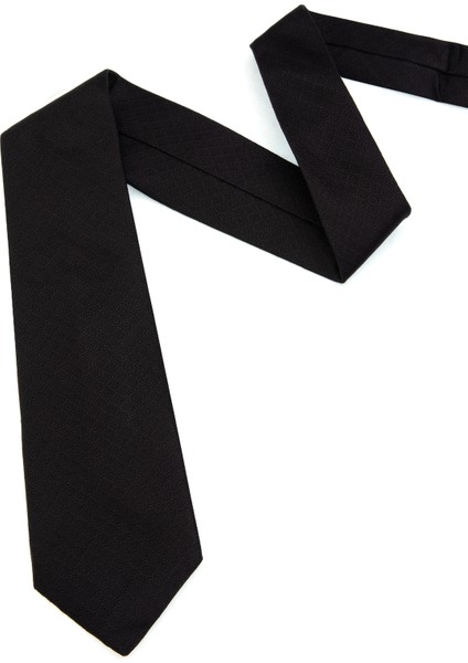 Erkek Siyah %100 Ipek Kravat 50317310-001