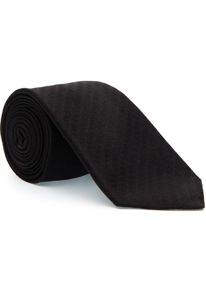 Erkek Siyah %100 Ipek Kravat 50317310-001 fiyatları