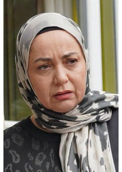 Kızılcık Şerbeti Pembe'nin Tercihi Silver Mist Comfy Ipek Şal