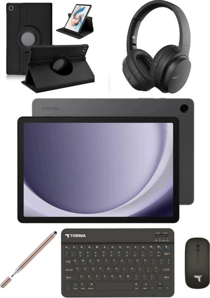 Galaxy Tab A9 Plus 8 GB Ram 256 GB 11'' Tablet+Kılıf+Kalem+Klavye+Mouse+Kulaklık
