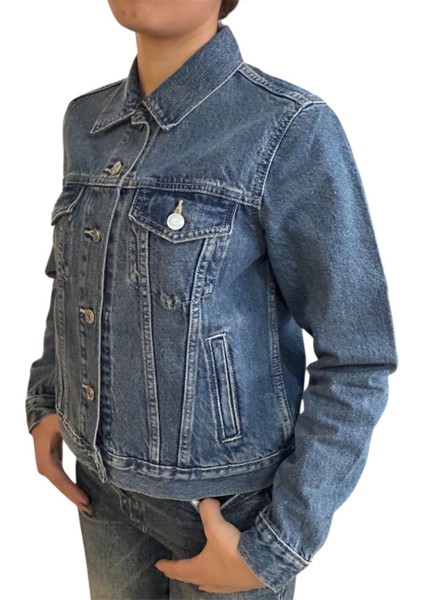 V-Icon Jkt Med Sage Kadın Ceket