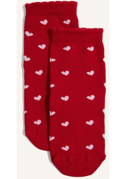 Kız Bebek Yılbaşı Temalı Dikişsiz 2'li Pamuklu Uzun Çorap G3992A5NS fiyatları