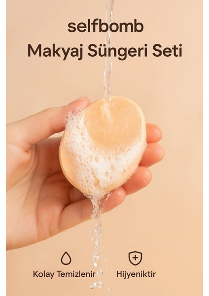 Oval & Kare Makyaj Süngeri Seti – Islak Kuru Kullanıma Uygun, Pürüzsüz Uygulama fiyatları