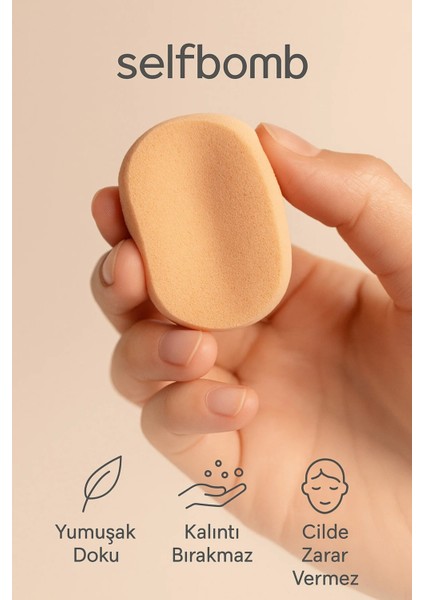 Oval & Kare Makyaj Süngeri Seti – Islak Kuru Kullanıma Uygun, Pürüzsüz Uygulama indirimleri