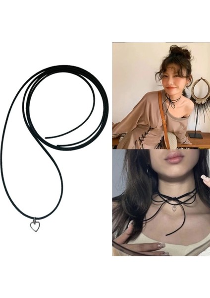 Minimal Kalp Detaylı Ip Kolye fiyatları