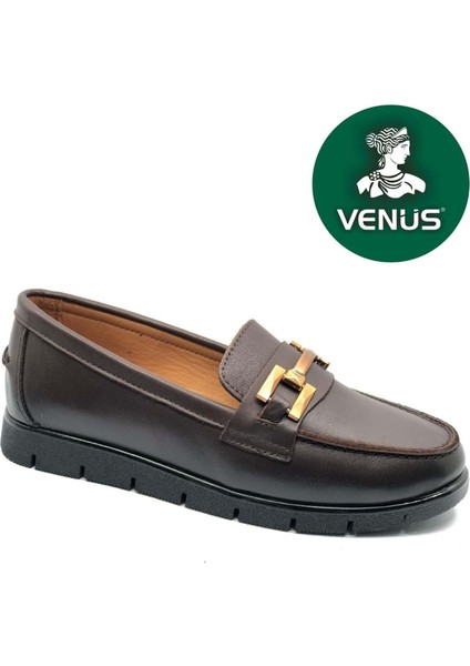 Kikir Hakiki Deri Ortopedik Casual Kadın Babet Ayakkabı