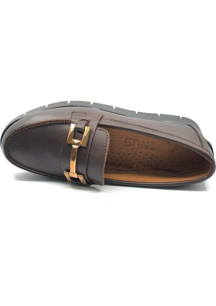 Kikir Hakiki Deri Ortopedik Casual Kadın Babet Ayakkabı indirimleri