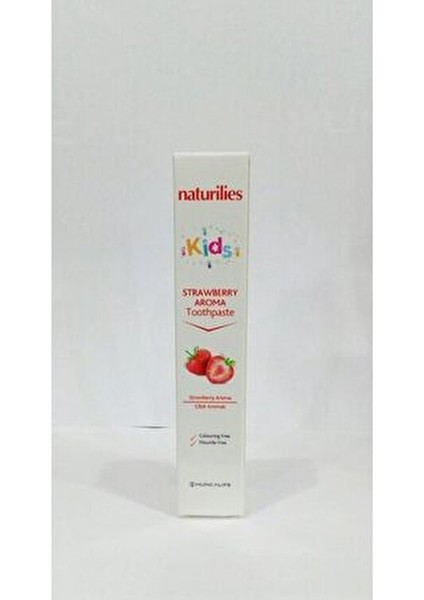 Naturilies Çilek Aromalı Çocuk Diş Macunu 50 ml Hassas Diş Etleri İçin Doğal İçerik fiyatları