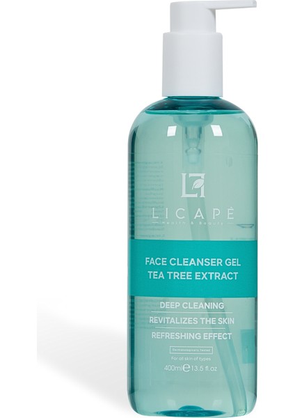 Çay Ağacı Özlü Yüz Temizleme Jeli 400ml