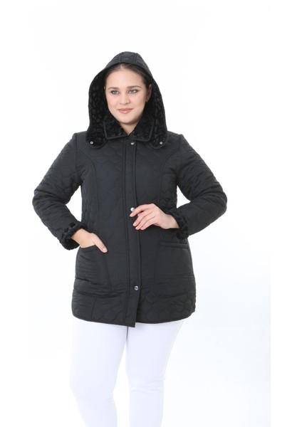 Ithal, Yumuşak Kürklü, Su Itici Mont,büyük Beden, Tavşan Tüylü Kaban,kapitone Mont, Premium Seri fırsatları