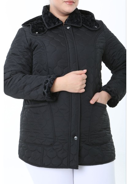 Ithal, Yumuşak Kürklü, Su Itici Mont,büyük Beden, Tavşan Tüylü Kaban,kapitone Mont, Premium Seri indirimleri