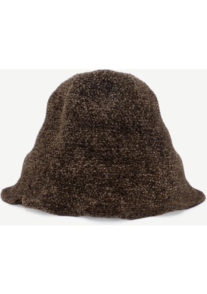 Kadife Dokulu Kova Şapka