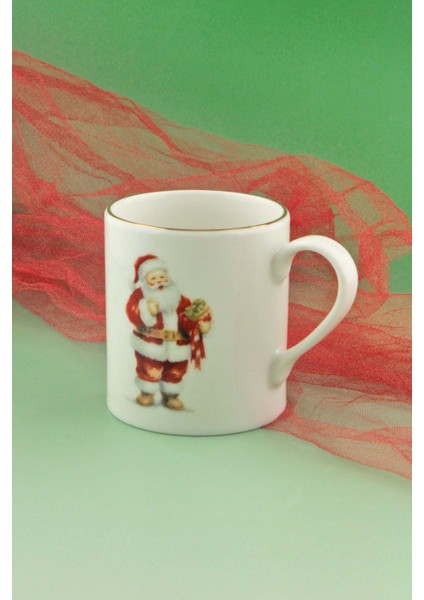 Santa Altın Yaldızlı Porselen Kupa fiyatları