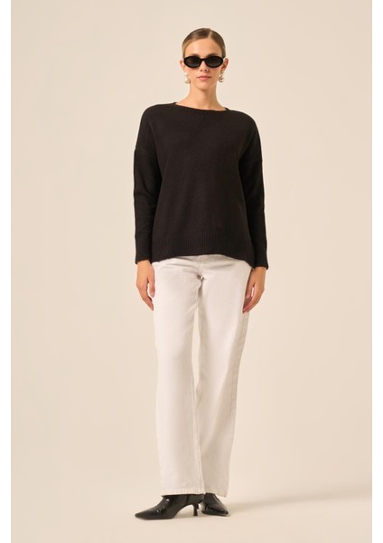 Kadın Şardon Kazak Siyah 25215