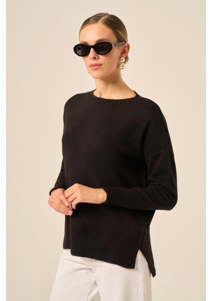 Kadın Şardon Kazak Siyah 25215 fırsatları