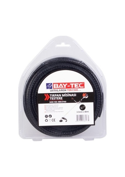 Bay-Tec Tırpan Misinası Testere 3,5mm x 41 mt
