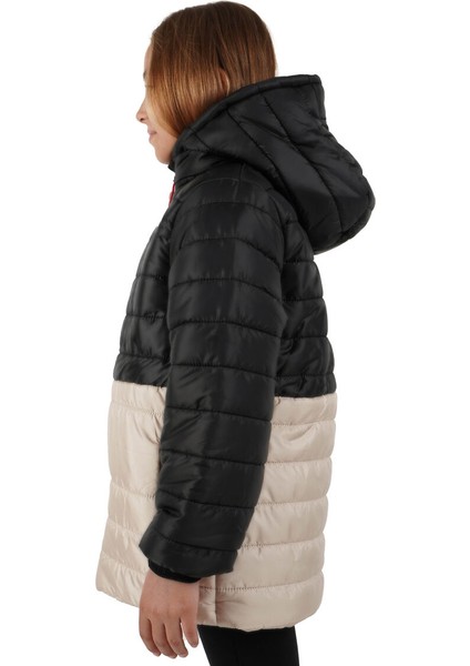 İçi Kürklü Su ve Rüzgar Geçirmez Kapüşonlu Kız Çocuk Mont fırsatları