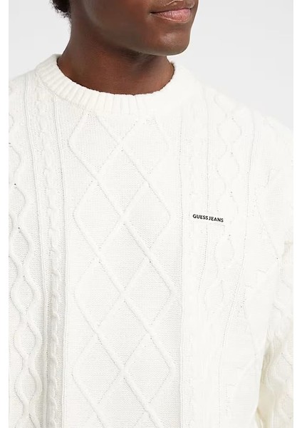 Erkek Gj Yün Karışımlı Triko - Beyaz modelleri