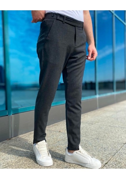 Slim Fit Dar Kesim Italyan Model Kumaş Pantolon
