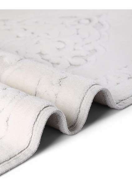 Pamukkale Doğal Pamuklu 2'li Banyo Paspas Seti 60X100+50X60 cm - Ekru fırsatları