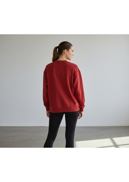 California Vibes Oversize Sweatshirt Kırmızı fiyatları