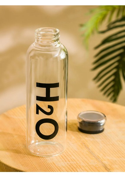 H2O 1 Lt Borosılıkat Cam Matara Isıya Dayanıklı Büyük Boy Matara fiyatları