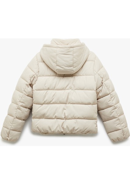 Kapüşonlu Uzun Kollu Içi Suni Kürklü Fermuarlı Cepli Şişme Mont indirimleri