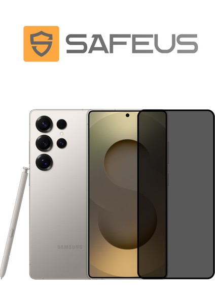 Samsung S25 Ultra Tam Kaplayan Hayalet Parmak Izi Bırakmayan Safir Ekran Koruyucu Cam