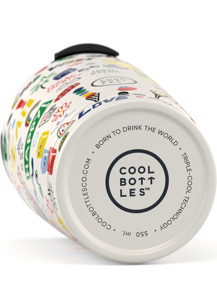 Eddıe Baehr Good Vibes Çelik Suluk - 550ML - Bej fiyatları