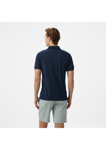 Erkek Lacivert Classic Fit Desenli Polo fiyatları