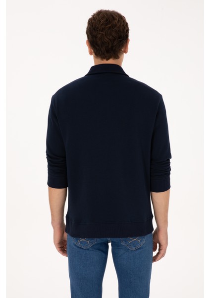 Erkek Lacivert Sweatshirt 50313783-VR033 indirimleri