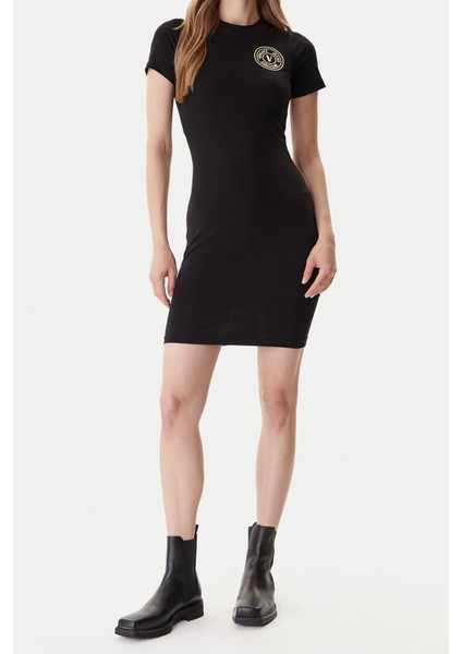 Kadın Vestiti Aplike Armalı Elbise - Siyah modelleri