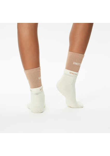 Unıted4 Unisex Kahverengi/beyaz Çorap indirimleri