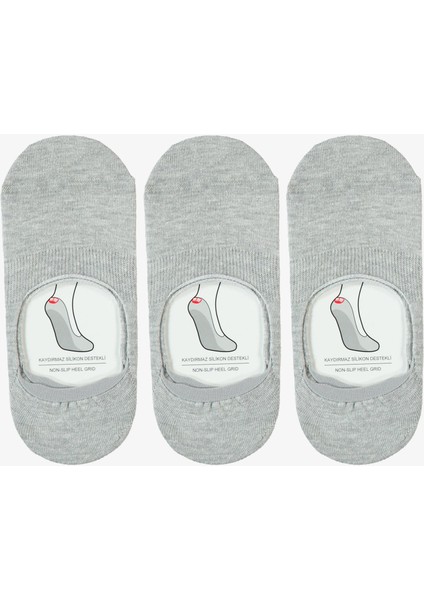 Unıted4 Kadın Gri 3'lü Çorap