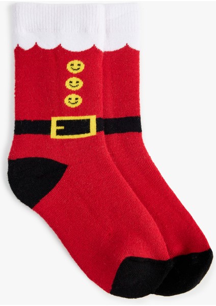 Noel Baba Detaylı Pamuklu Havlu Çorap fiyatları