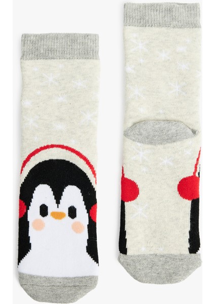 Penguen Detaylı Pamuklu Havlu Çorap fiyatları