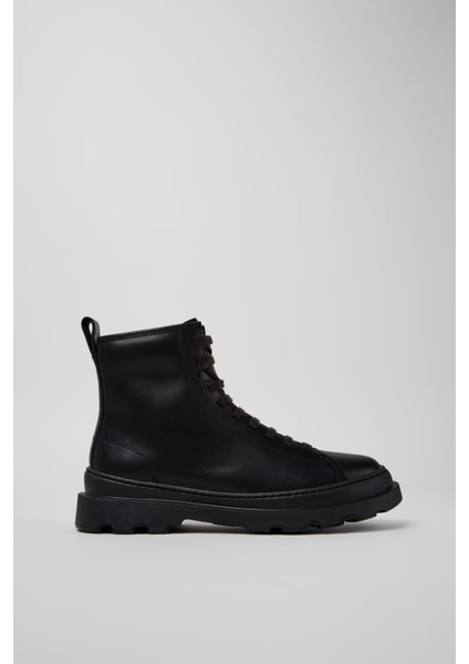 Kadın Brutus Deri Bot - Siyah