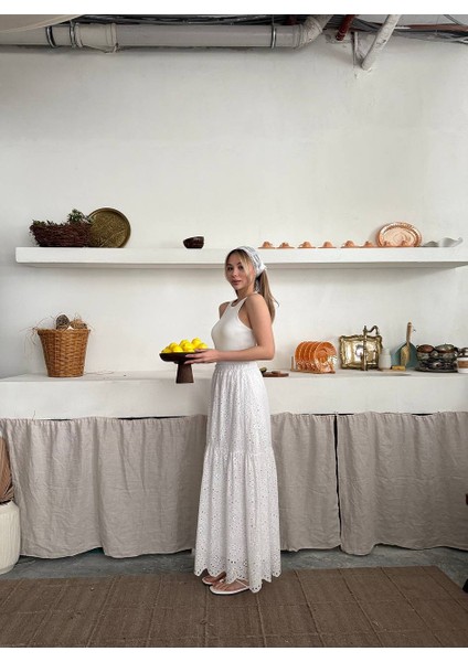 Brode Dantel Astarlı Etek fırsatları