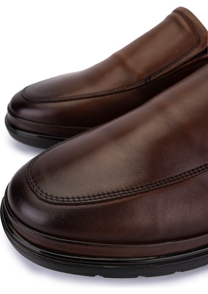 Erkek Hakiki Deri Kahverengi Casual Ayakkabı 298 3247-56603 Erk Ayk SK25-26 Fındık Atlas modelleri