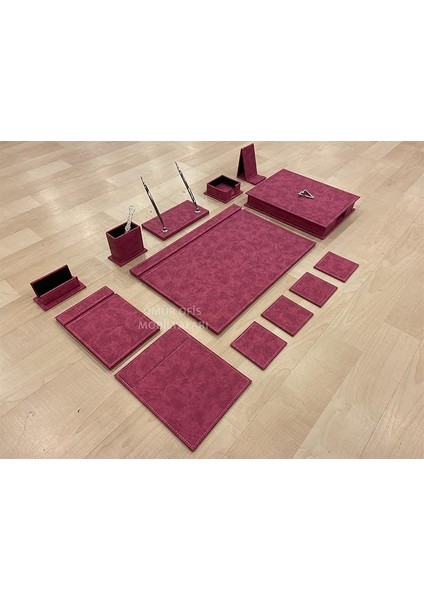 Ofis New York Sümen Takımı/pembe / 12 Parça