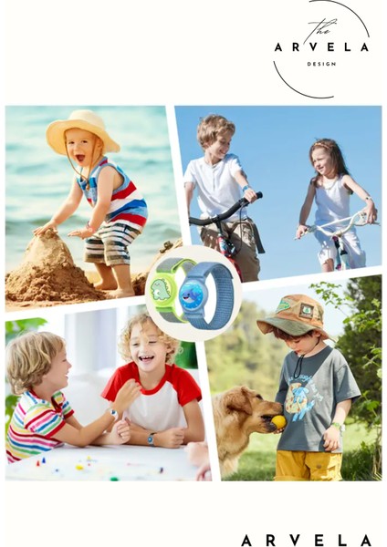 Airtag Yuvalı Renkli Baskılı Saat - Çocuklar Için, Su Geçirmez, Ayarlanabilir modelleri