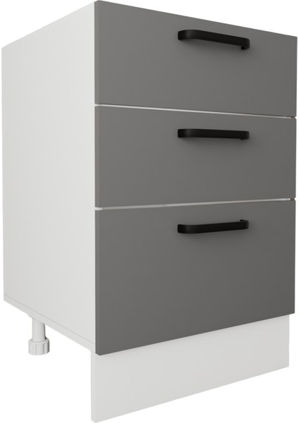 Napoli Alt Dolap Ayaklı Çekmece Modül Dolap 60 cm