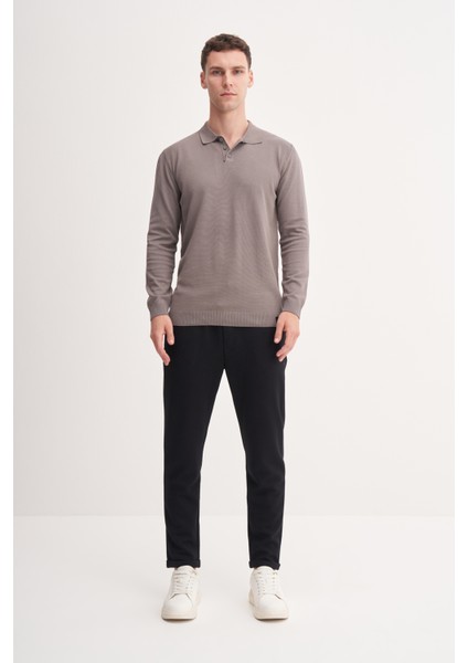 Caz 33015 Polo Yaka Düğmeli Pamuk Erkek Triko Kazak modelleri