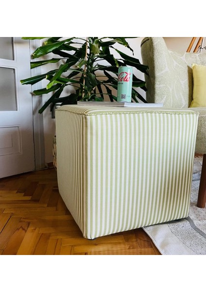 Gigi, %100 Pamuk Kumas Puf/yan Sehpa modelleri