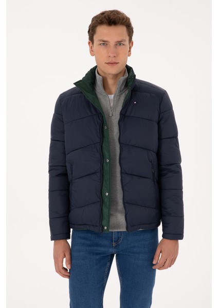 Erkek Koyu Yeşil Mont 50311623-VR079 fırsatları