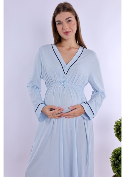 Mavi Hamile Lohusa Gecelik fiyatları