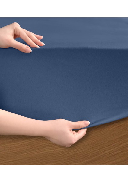 %100 Pamuk Penye Lastikli Çarşaf | Tek ve Çift Kişilik | Yumuşak, Nefes Alan, Kaymaz Kumaş – Renk Seçenekli modelleri